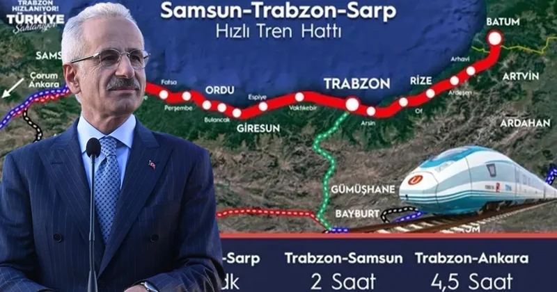 İki il arası 2 saate düşecek! Bakan Uraloğlu Karadeniz i birbirine bağlayacak projeyi duyurdu