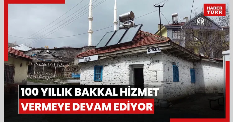 Ankara nın Çubuk ilçesine bağlı kırsal Kuruçay Mahallesi ndeki yaklaşık 100 yıllık bakkal, zamana direnen yapısıyla hizmet vermeye devam ediyor.