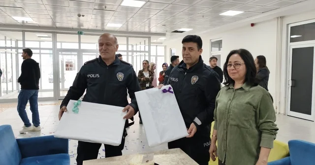 Polisleri olay var diyerek çağırdılar, pasta sürprizi yaptılar Samsun Haberleri