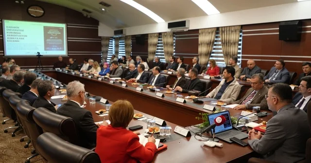 KBÜ Senatosu nda akreditasyon ve uluslararası gelişmeler görüşüldü Karabük Haberleri