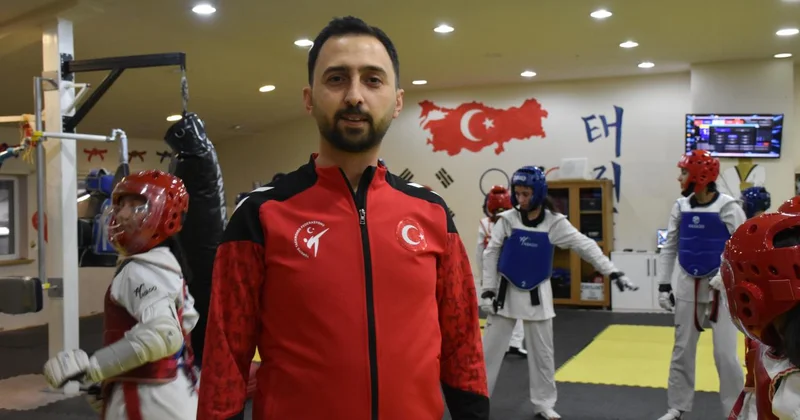 Tekvandocu polis geleceğin şampiyonlarını yetiştiriyor