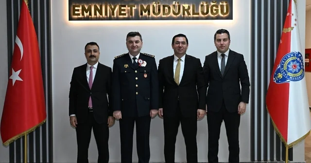 Türk Polis Teşkilatının 181. yılı dolayısıyla Emniyet Müdürü Ayhan a ziyaretler sürüyor Edirne Haberleri