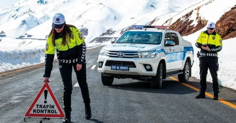 Erzurum kent merkezinde bir ayda 106 trafik kazası