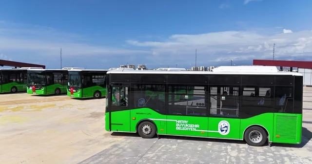 HBB den İskenderun a 8 yeni otobüs Hatay Haberleri