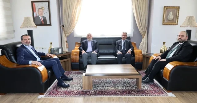 Ticaret Borsası Başkanı Dumandağ, Başkan Şerifoğulları yla bir araya geldi Elazığ Haberleri