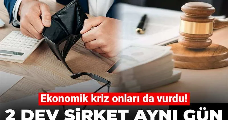 Ekonomik kriz onları da vurdu! Konya’da 2 dev şirket aynı gün iflas bayrağını çekti