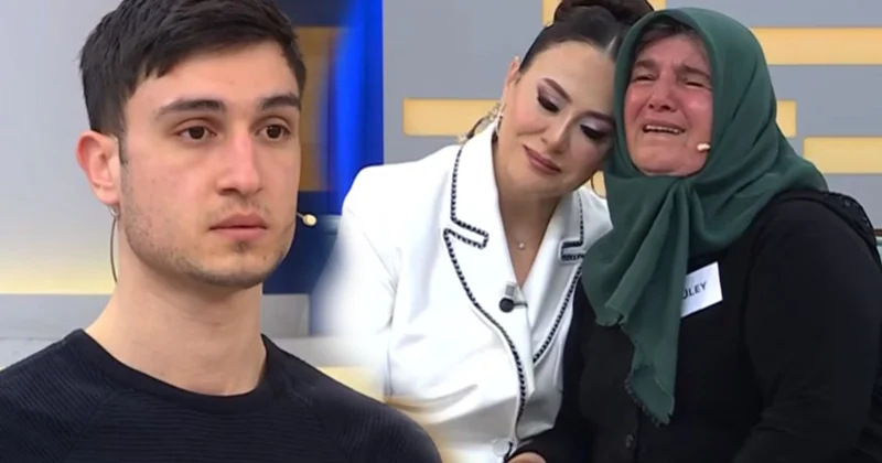 Ağlayan anne, taş kesilen evlat! Canlı yayında dikkat çeken görüntü