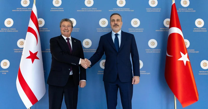 Dışişleri Bakanı Fidan, KKTC Başbakanı Üstel ile görüştü