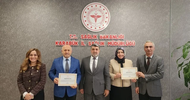 Karabük te hastaneye anne ve bebek sağlığında iki başarı belgesi Karabük Haberleri