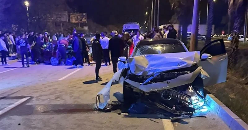 Finike’de feci kaza