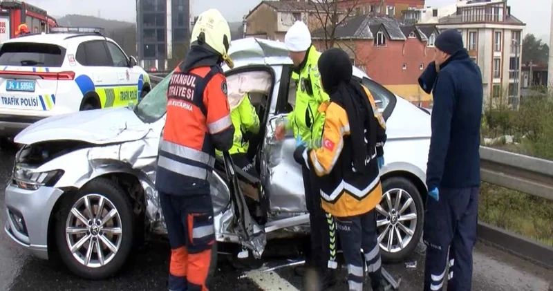 Kuzey Marmara Otoyolu nda zincirleme kaza: 1 ağır 4 yaralı