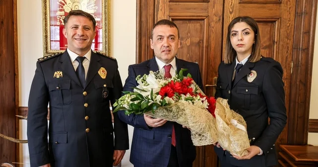 Vali Sözer, Polis Haftası dolayısıyla teşkilat mensuplarını kabul etti Bilecik Haberleri