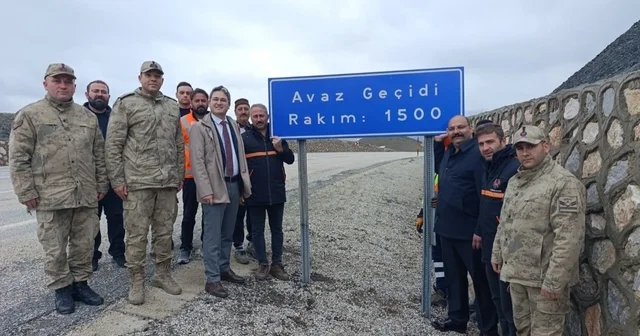 Kemaliye de Çimento Geçidi nin adı Avaz Geçidi olarak değiştirildi Erzincan Haberleri