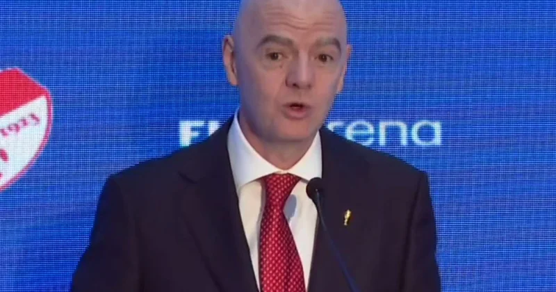 Infantino dan Türkiye bomba tezahüratı! Salonda kıyameti kopardı