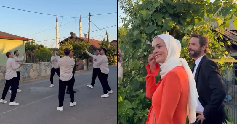 Gassal setinden gülümseten görüntüler! Ahmet Kural’ın keyifli anları