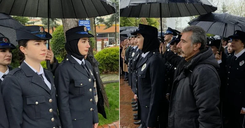 Yürekleri ısıtan görüntü Güney Doğu dan! Polisi görünce hemen koştu