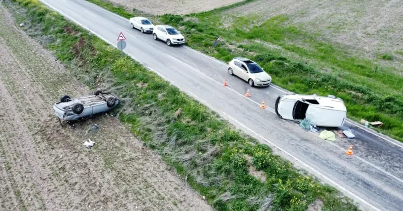 Aynı noktada iki farklı kazada 2 kişi yaralandı