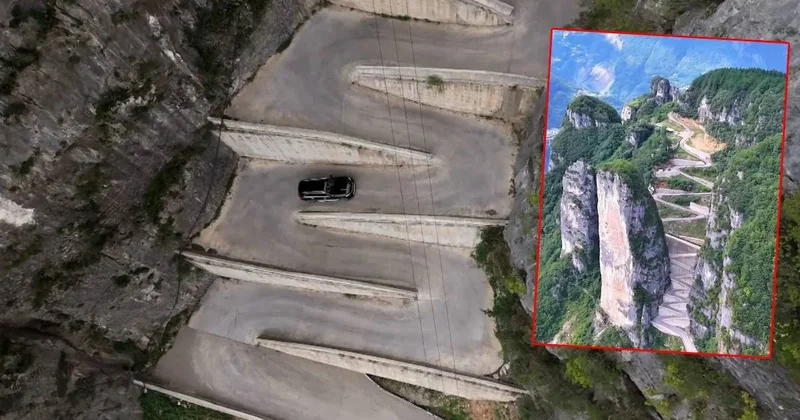 Dünyanın en dar virajlı yolu: Tecrübeli sürücüler bile araç sürmeye korkuyor Sözcü Gazetesi