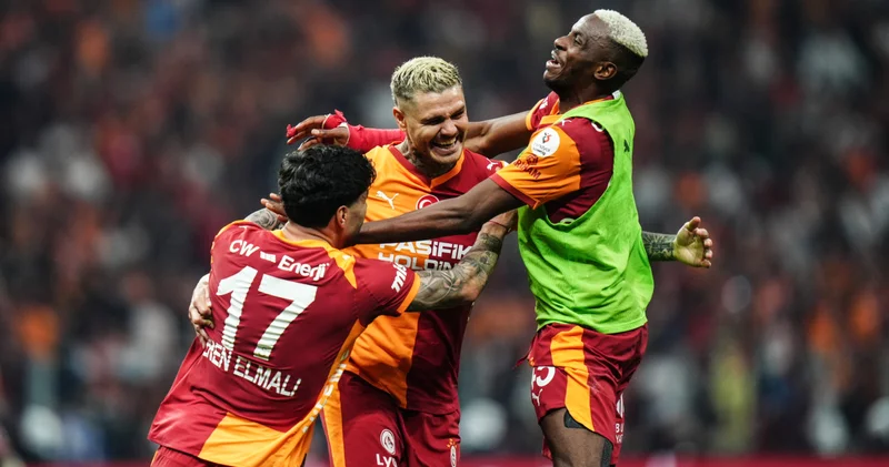 Galatasaraylı oyuncuların şampiyonluk coşkusu!