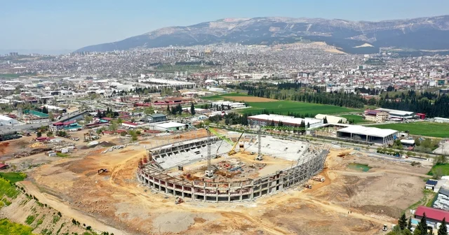 Kahramanmaraş ta yapımı süren yeni stadyumun 2027 2028 sezonunda açılması planlanıyor Kahramanmaraş Haberleri