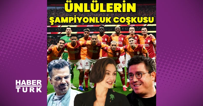 Ünlülerin şampiyonluk coşkusu Magazin haberleri