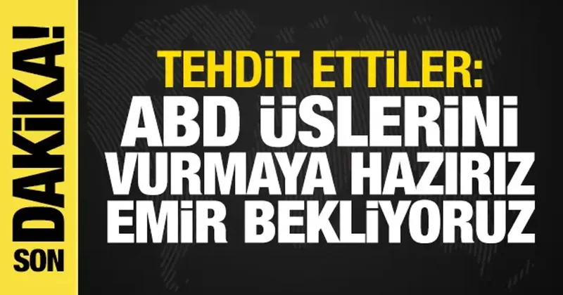 İran Devri Muhafızları: ABD üslerini vurmak için emir bekliyoruz