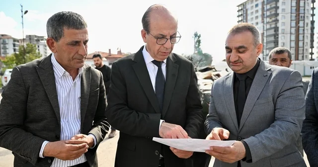 Başkan Geçit, Karakavak Mahallesindeki dönüşüm yatırımlarını inceledi Malatya Haberleri