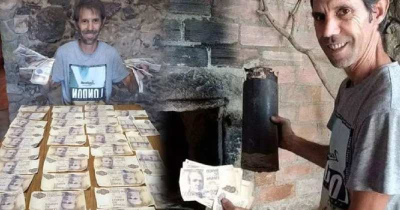 Yeni aldığı evinin duvarından 2,5 milyon lira çıktı Sözcü Gazetesi