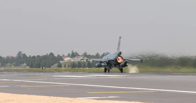 Efes 2026 için F 16 lar Eskişehir den böyle havalandı Eskişehir Haberleri