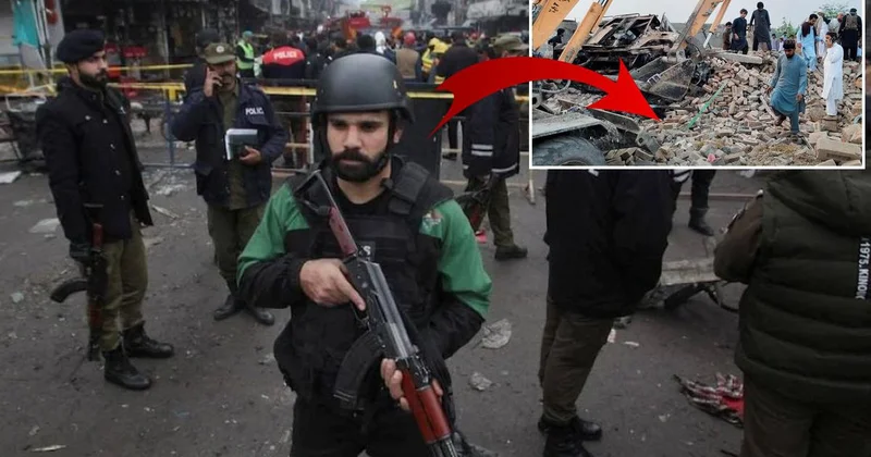 Pakistan da düzenlenen intihar saldırısında 12 polis hayatını kaybetti