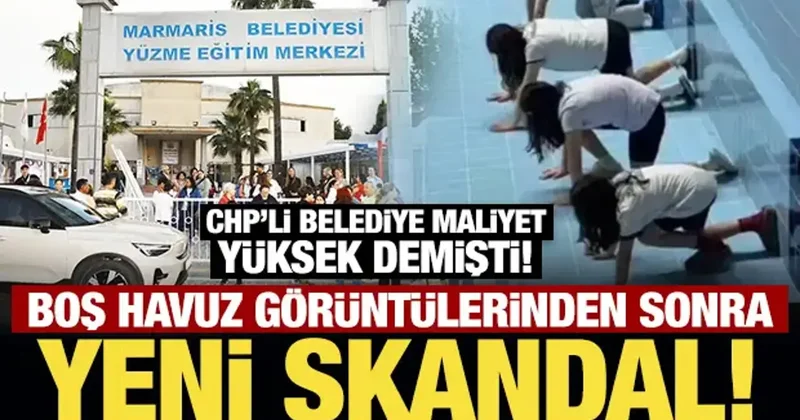 Marmaris te boş havuz görüntülerinden sonra yeni skandal! Milli gurur bagajda