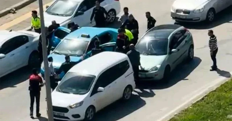 Gaziantep’te taksiciyi rehin alan silahlı şüpheli, polisle çatışma sonrası yakalandı