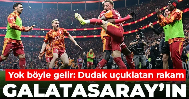 Galatasaray ın kasası doldu taştı: Yok böyle gelir