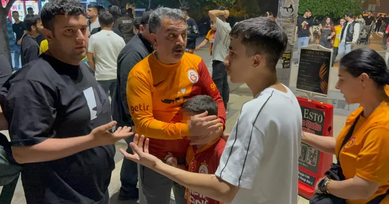 Şampiyonluk kutlaması kabusa döndü! 7 yaşındaki çocuğun yüzüne alkol şişesi fırlattılar