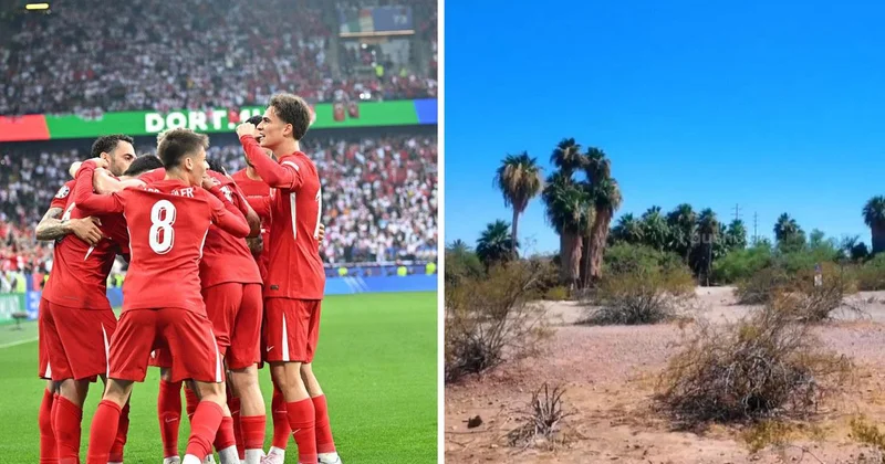 Arizona 40 derece! Bizim Çocuklar resmen yanıyor