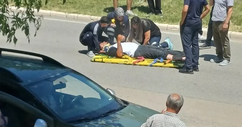 Elazığ’da motosiklet devrildi: 1 yaralı