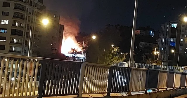 İzmir de otluk alanda korkutan yangın İzmir Haberleri