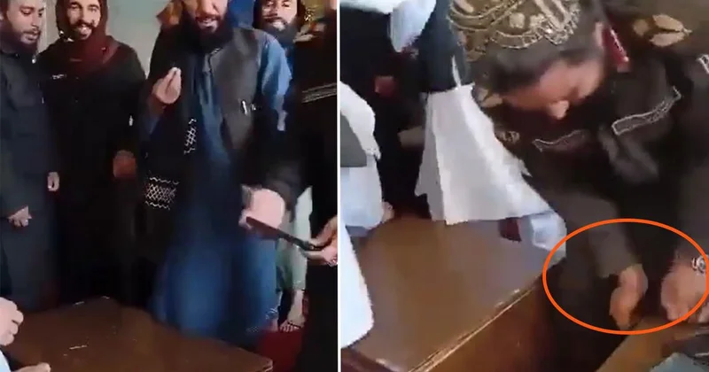 Taliban dan şaşkına çeviren hamle! Akıllı telefonlarını kameralar önünde parçaladılar