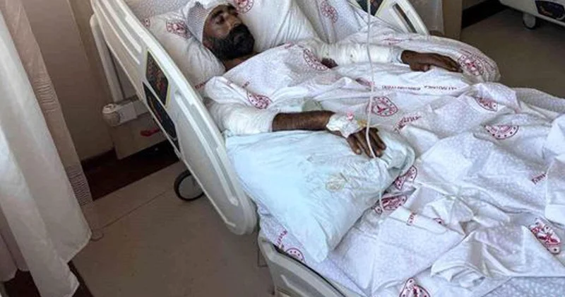 Mantar toplarken ayı saldırısına uğradı, kollarıyla başını siper ederek hayatta kaldı