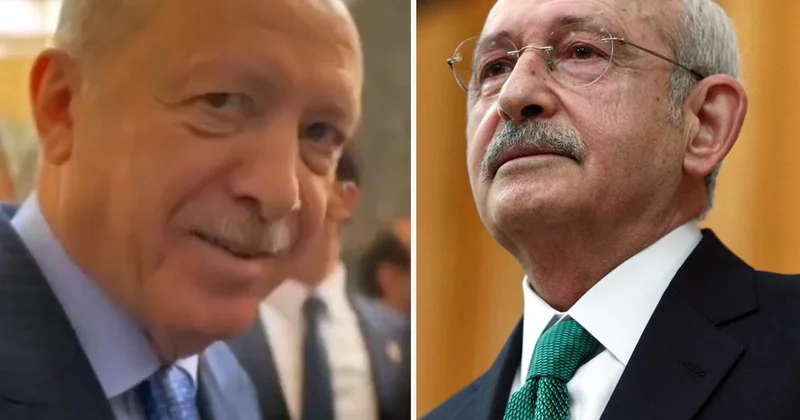 Erdoğan dan kadın gazeteciye: Yavaş, ayakkabıyı önce kurtar