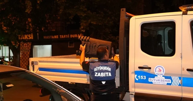Denizli de zabıta ekiplerinden seyyar satıcı operasyonu Denizli Haberleri