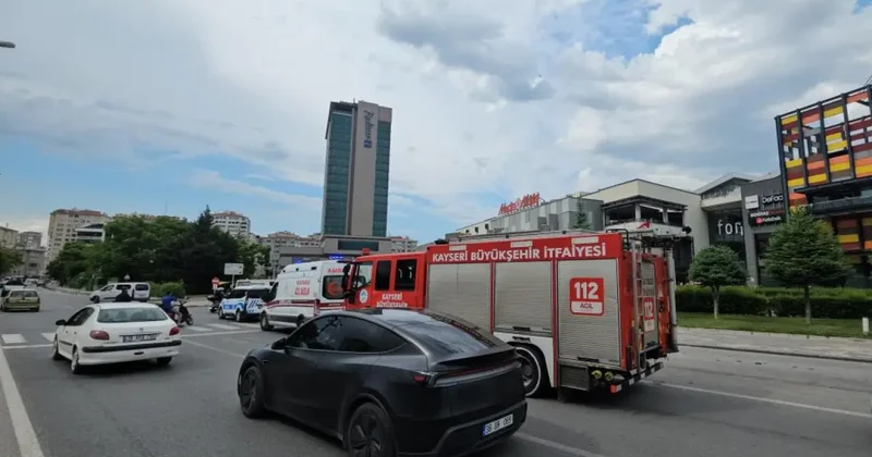 Kayseri de AVM de bomba paniği