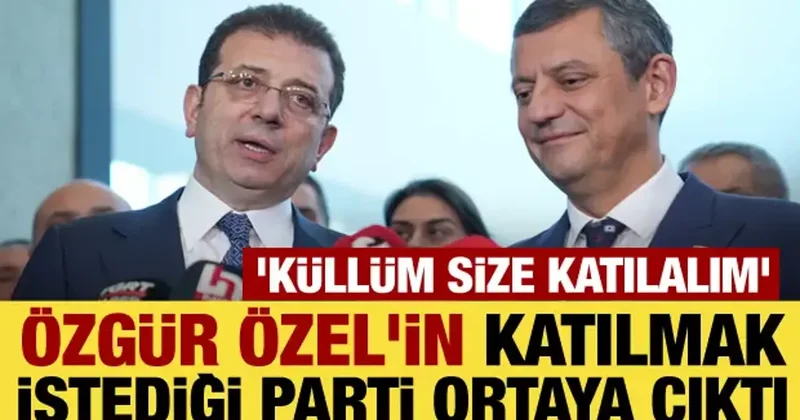 Şok iddia! Parti lideri açıkladı: Özgür Özel bize katılmak istedi