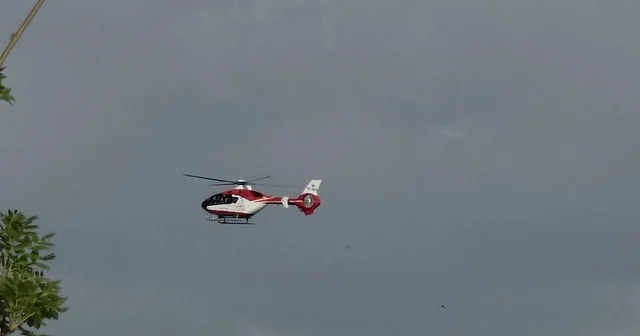 Van da 57 yaşındaki hasta için helikopter ambulans havalandı Van Haberleri