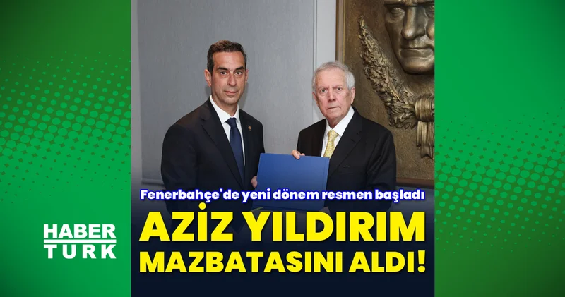 Fenerbahçe de Aziz Yıldırım ve yönetimi mazbatalarını aldı!
