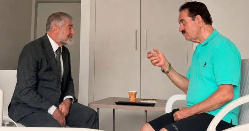 Nureddin Nebati, İbrahim Tatlıses i ziyaret etti Magazin haberleri