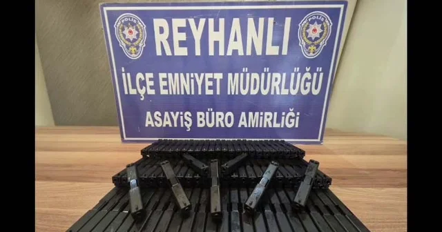Hatay da 80 adet tabanca namlusu ve sürgüsü ele geçirildi Hatay Haberleri