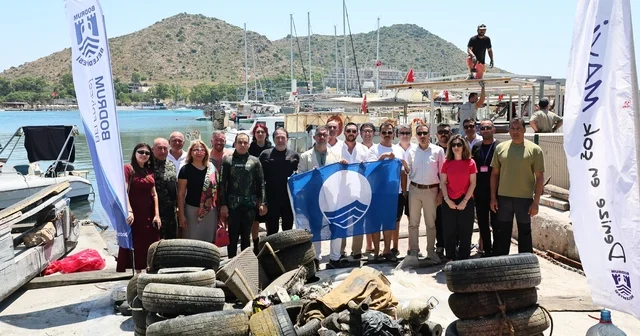 Akyarlar da deniz dibinden 1 ton çöp çıktı Muğla Haberleri