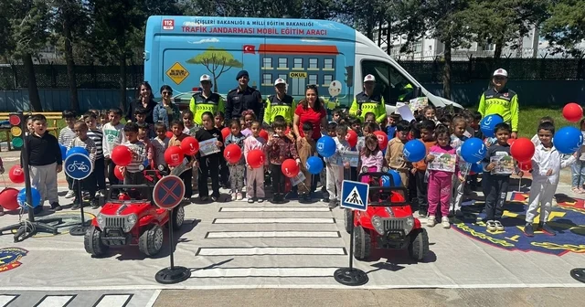 Jandarmadan 85 öğrenciye trafik eğitimi Gaziantep Haberleri