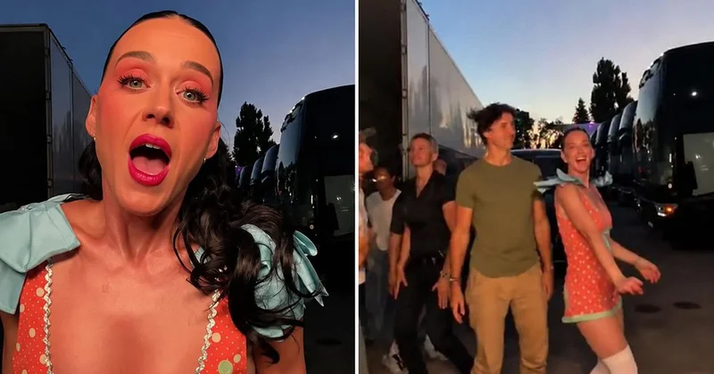 Kanada yı 10 yıl boyunca yöneten Justin Trudeau, sevgilisi Katy Perry’nin TikTok Tanıtımında zıp zıp zıpladı